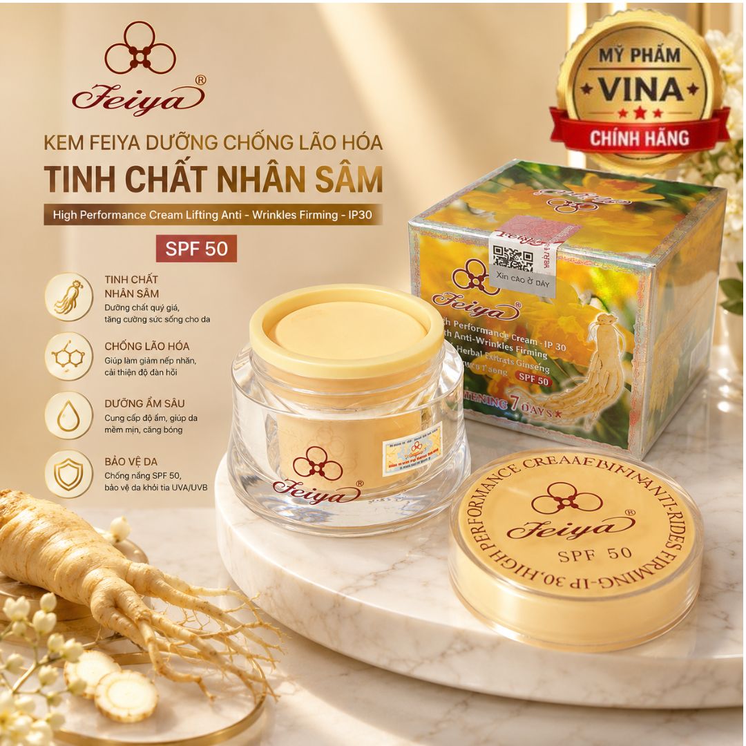Kem Feiya Dưỡng Chống Lão Hóa Tinh Chất Nhân Sâm - 50g