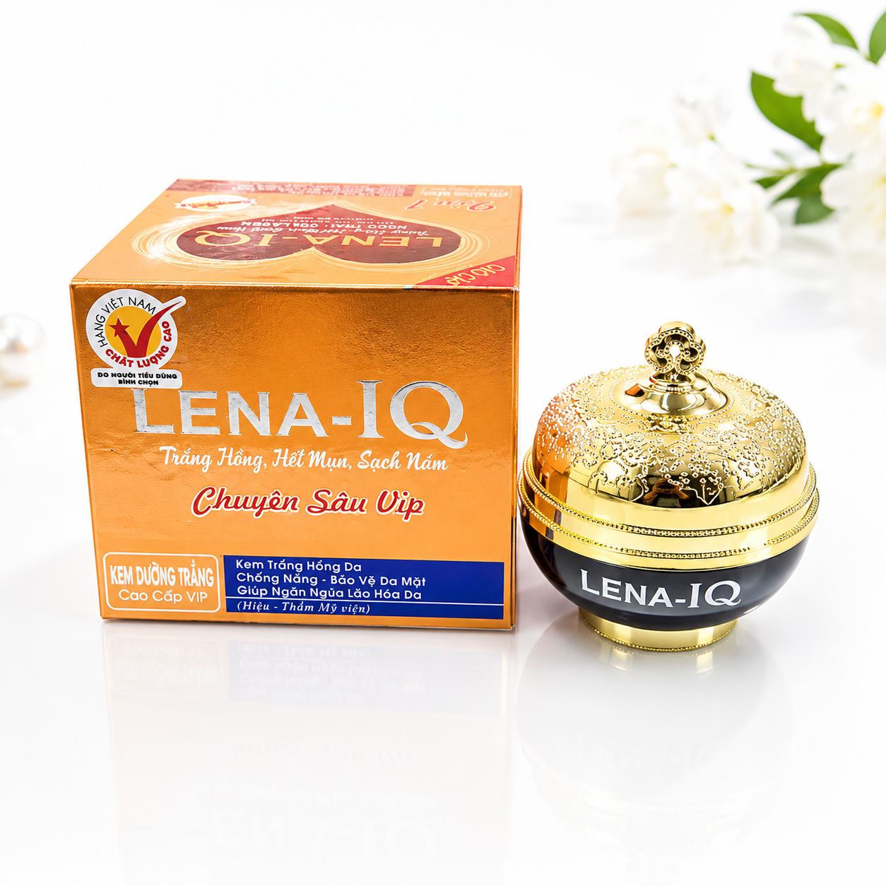 Kem LENA IQ Q37 Vip dưỡng trắng da nám chuyên sâu (50g) 2