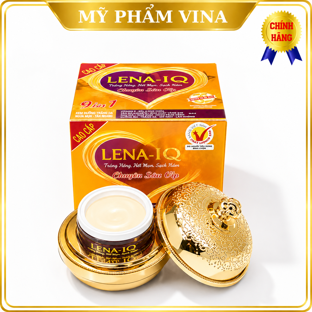 Kem LENA IQ Q37 Vip dưỡng trắng da nám chuyên sâu (50g) 1