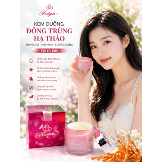 Kem Feiya Đông Trùng Hạ Thảo Trắng Da, Chống Lão Hóa - 50g