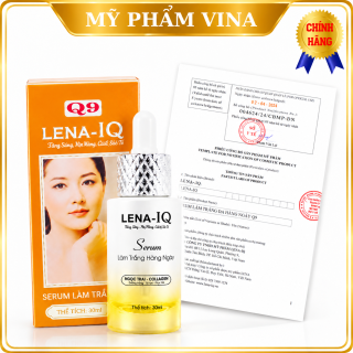Serum Làm Trắng Hàng Ngày LENA-IQ _Q9 50ML -  Hỗ Trợ Trắng Da, Ngừa Mụn, Mờ Nám, Chăm Sóc Da
