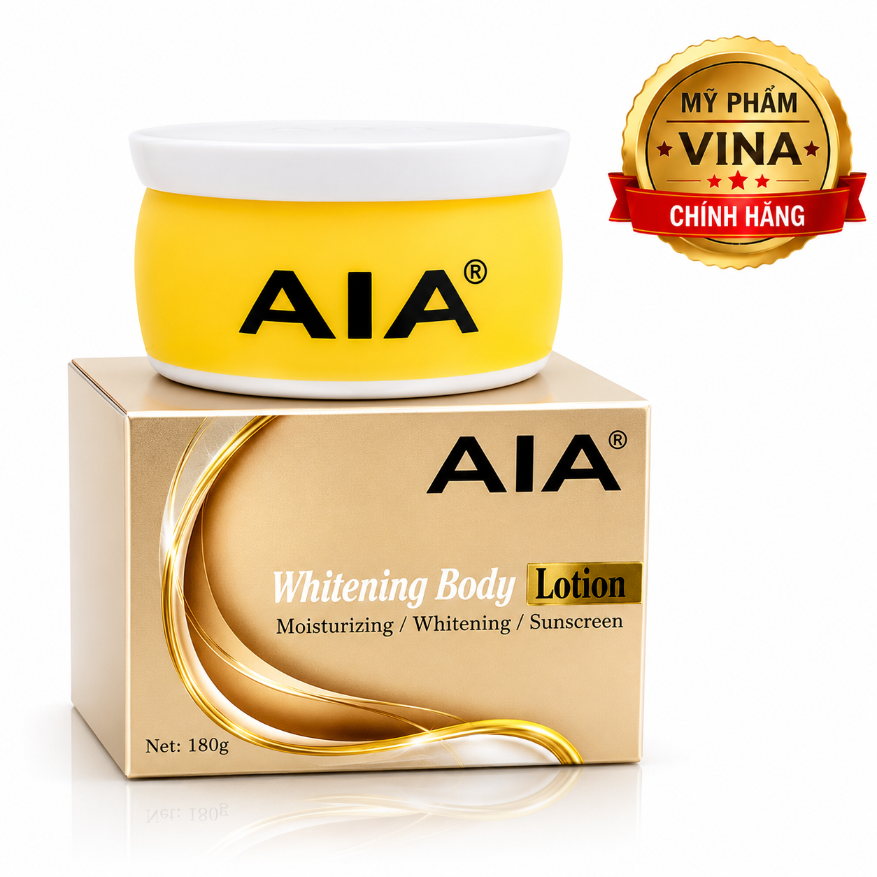 Kem dưỡng trắng da toàn thân Whitening body lotion AIA 180g 1
