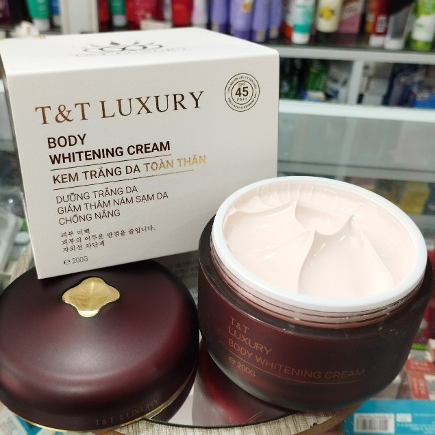 Kem body T&T LUXURY dưỡng trắng da - giảm thâm nám sạm da - chống nắng SPF 45 PA++ 150gr 2
