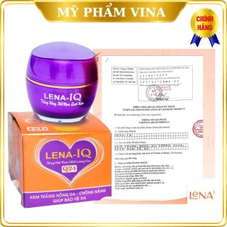 Kem LENA-IQ Q24 Trắng Hồng Da - Chống Nắng - Bảo Vệ Da Mặt - Ngăn Ngừa Lão Hóa10g