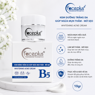 Kem FacePlus+ dưỡng trắng da ngừa mụn thâm 10gr