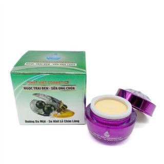 Kem Nhật Việt Ngọc Trai Đen - Sữa Ong Chúa Dưỡng Da Mặt - Se Khít Lỗ Chân Lông V2 (6g) 1