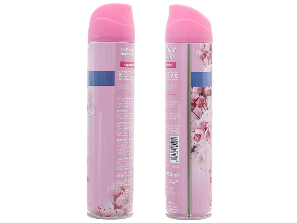 Xịt phòng Pure Air hương hoa anh đào 280ml 2