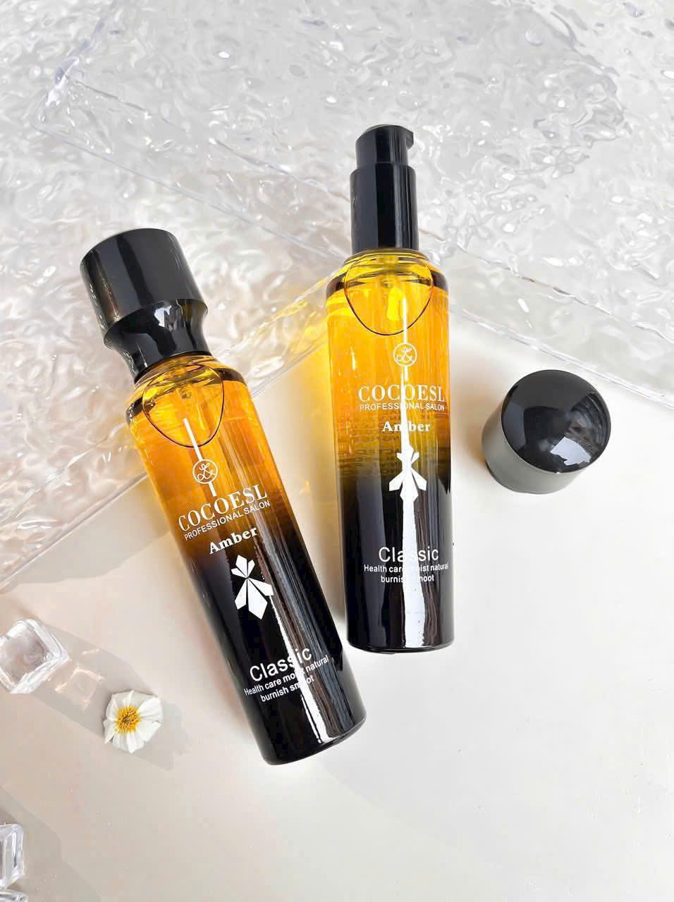 Tinh dầu dưỡng tóc Cocoesl Amber 60ml tạo độ bóng mềm mượt cho tóc ngăn chẻ ngọn phục hồi hư tổn 1