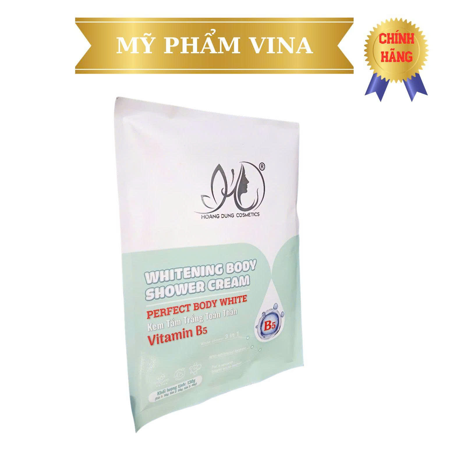 (XANH) Tắm Trắng HD HOÀNG DŨNG Toàn Thân Tinh Chất Vitamin B5_130G 2