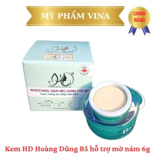  Xanh) Kem HD Hoàng Dũng B5 Whitening Skin Melasma Cream 6g – Hỗ Trợ Mờ Nám, Dưỡng Trắng Da, Làm Đều Màu Da 2