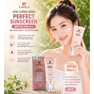 Kem Chống Nắng Lavila Perfect Sunscreen SPF50 Bảo Vệ Da Tối Ưu PA+++ 50G