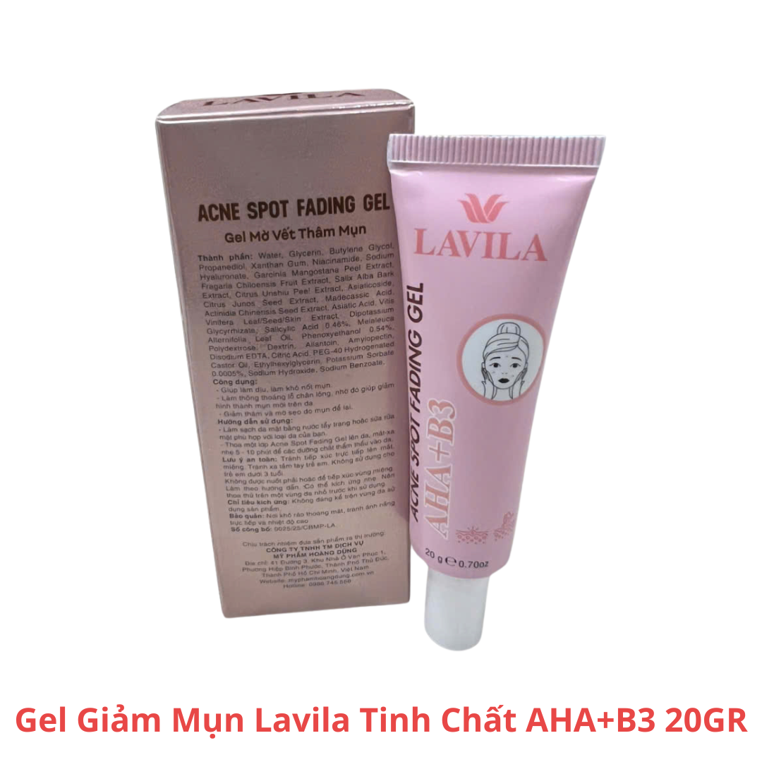 Gel Giảm Mụn Lavila Acne Spot Fading Tinh Chất AHA+B3 20GR 2