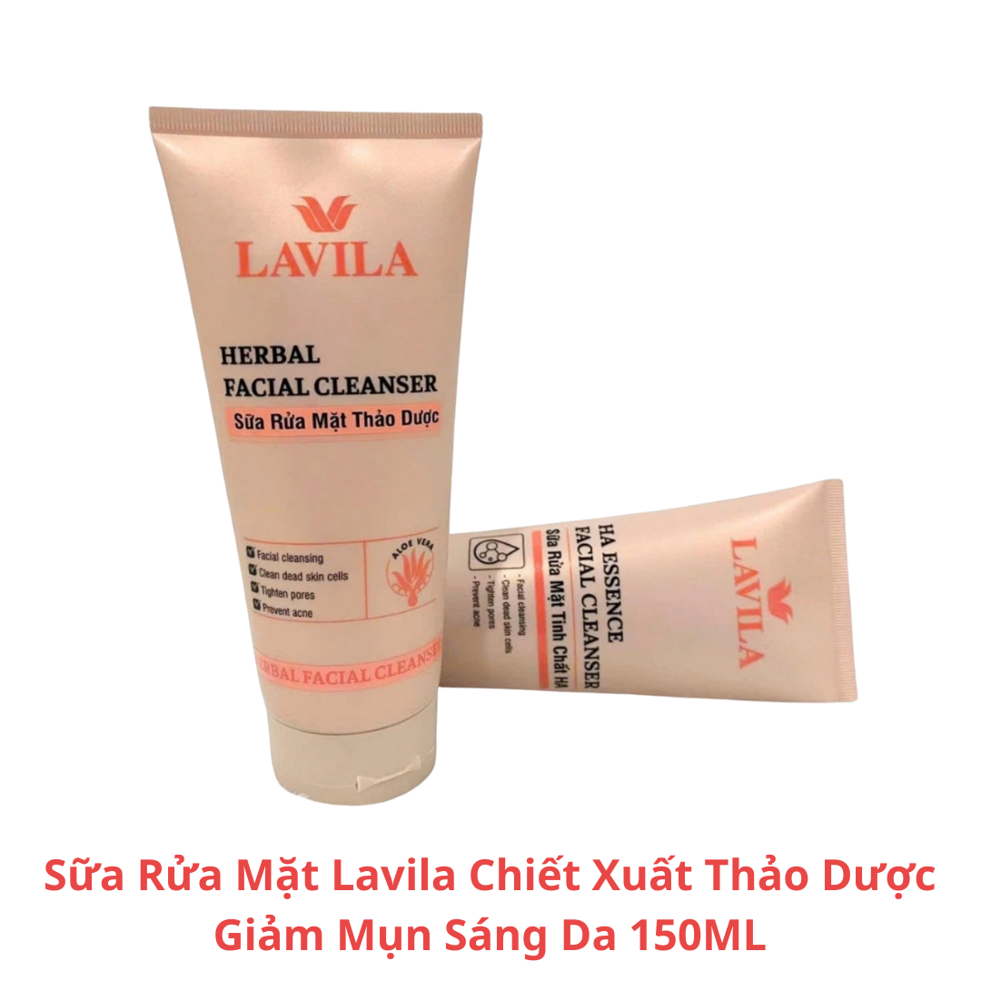 Sữa Rửa Mặt Lavila Chiết Xuất Thảo Dược Giảm Mụn Sáng Da 150ML 2