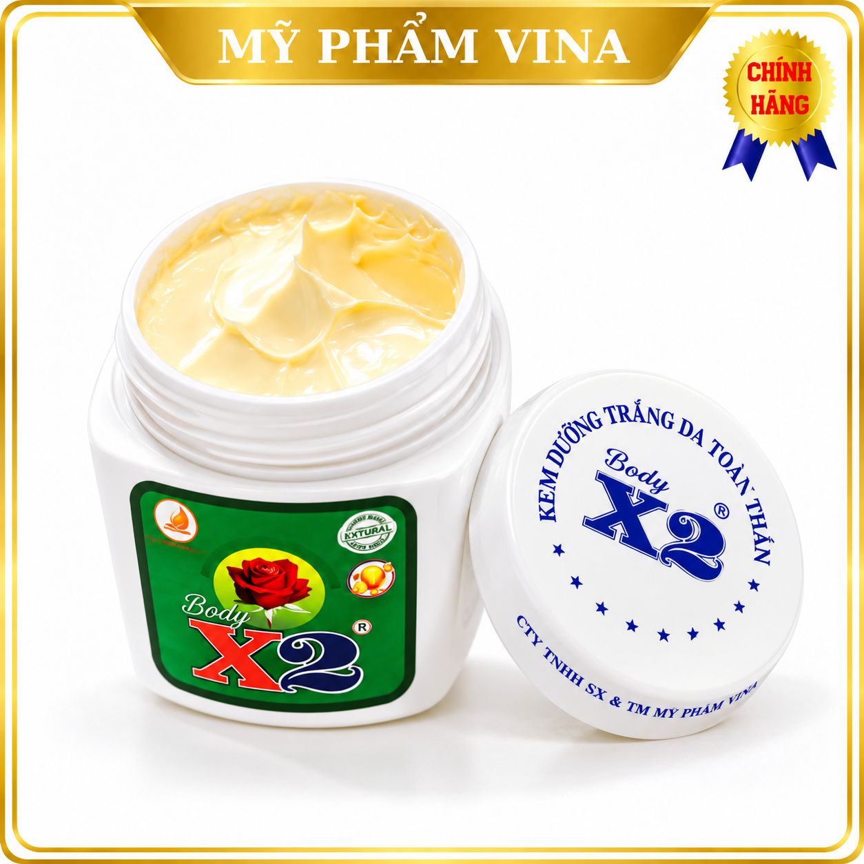 Kem Dưỡng Trắng Da Toàn Thân Body X2 80gr 1