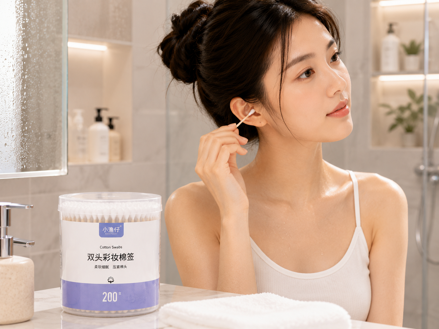 COMBO 2 Hộp 200 Cây Tăm Bông Cotton Swabs 2