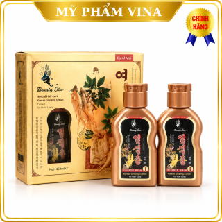 Dầu Gội Đen Tóc Beauty Star nhân sâm hàn quốc