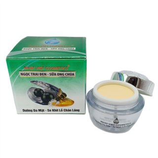 Kem Nhật Việt Ngọc Trai Đen - Sữa Ong Chúa - Dưỡng Da Mặt - Se Khít Lỗ Chân Lông V10 (10g) 1