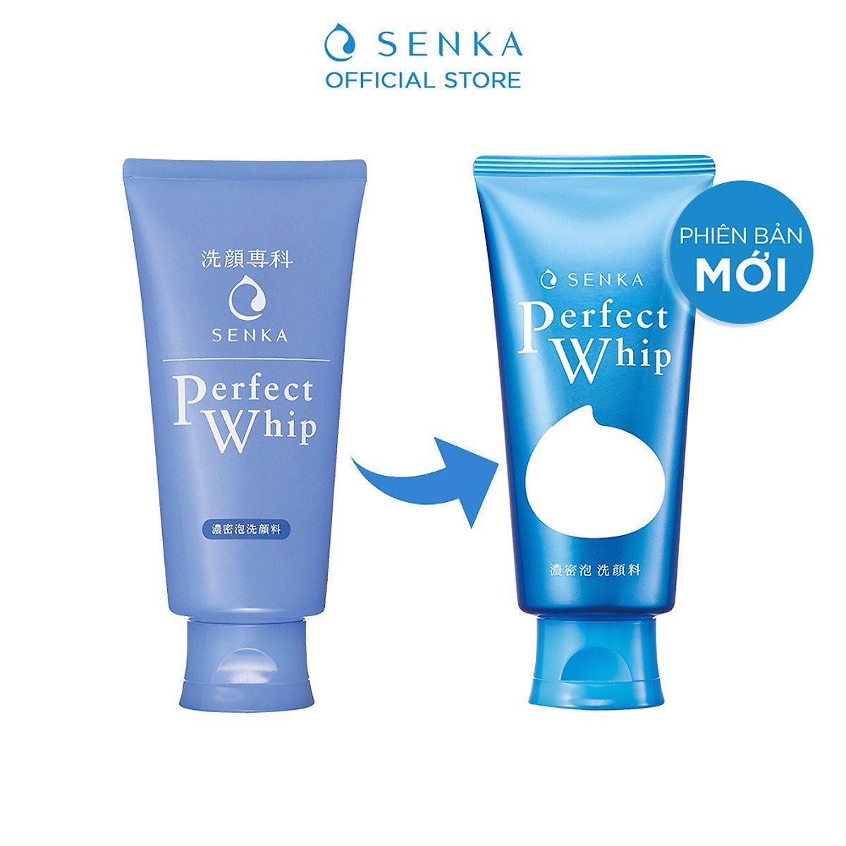 Sữa rửa mặt Senka Perfect Whip 120gr