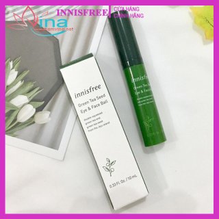 Tinh Chất Dưỡng Mắt Dạng Lăn Innisfree Green Tea Seed Eye & Face Ball (10ml)