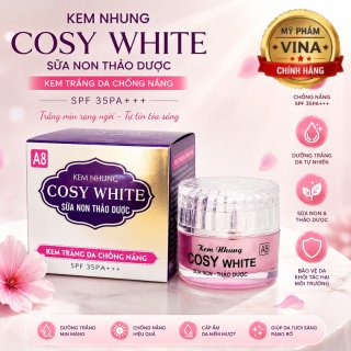 Kem Cosy White A8 dưỡng trắng da chống nắng 12gr