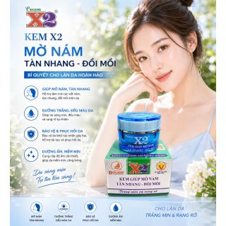 KEM X2 ĐĂNG DƯƠNG - KEM X2 NÁM TÀN NHANG ĐỒI MỒI 8GR