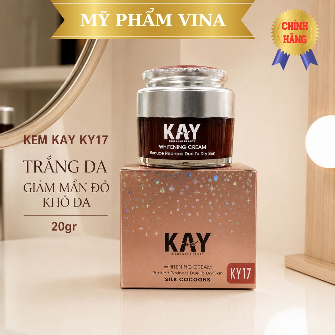 KEM KAY KY17 Trắng Da Giảm Mẩn Đỏ Khô Da 20gr 2