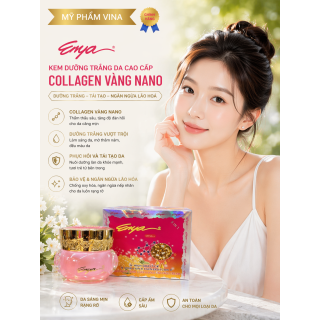 Kem dưỡng trắng da cao cấp enya collagen vàng nano 25gr