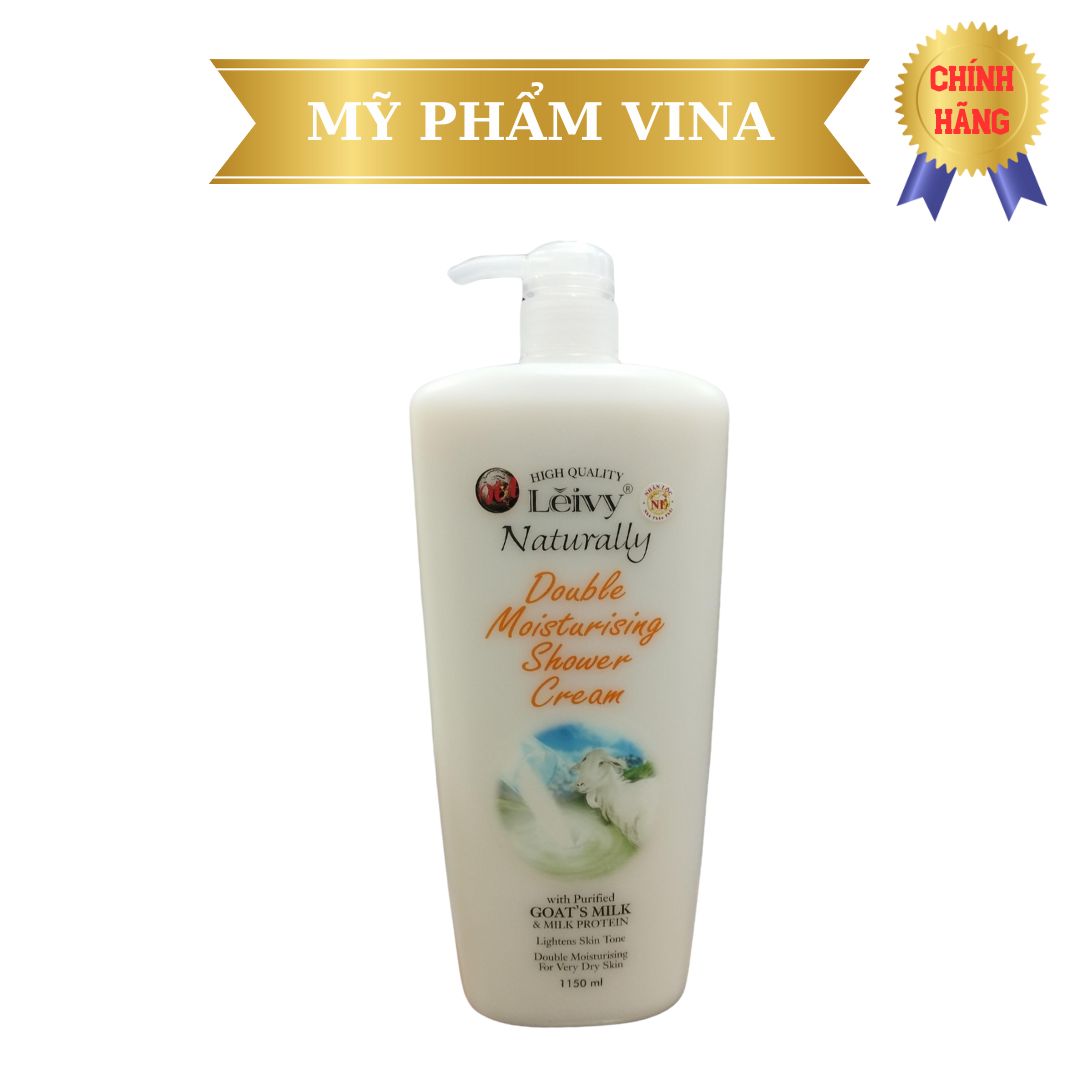 Sữa tắm dê trắng da Leivy Naturally 1150ml 1