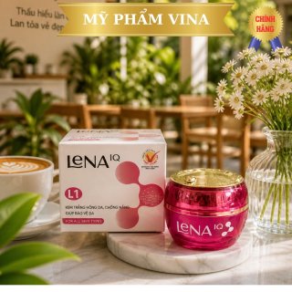Kem LENA-IQ L1 dưỡng trắng - Hồng da - Chống nắng - Bảo vệ da 12GR