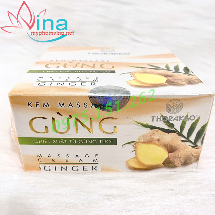 Kem Massage Gừng Thorakao 200g 2