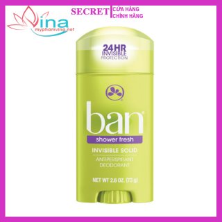 Sáp Khử Mùi Ban Shower Fresh 73Gr (Sáp Trắng) 1