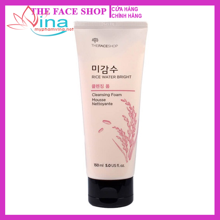 Sữa rửa mặt The Face Shop Rice Water Bright Cleasing Foam 150ml